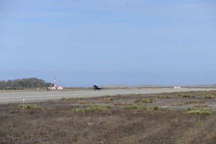 X-37B ORBITAL TEST VEHICLE-3 LANDS AT VANDENBERG AFB