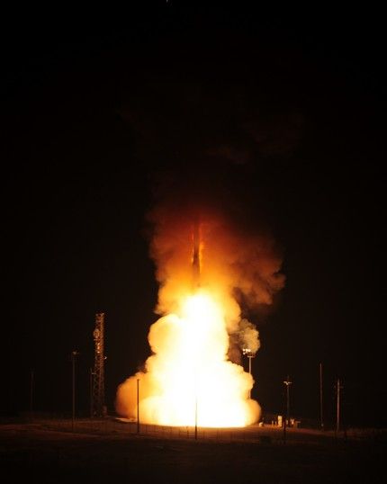 Minuteman III launches from Vandenberg