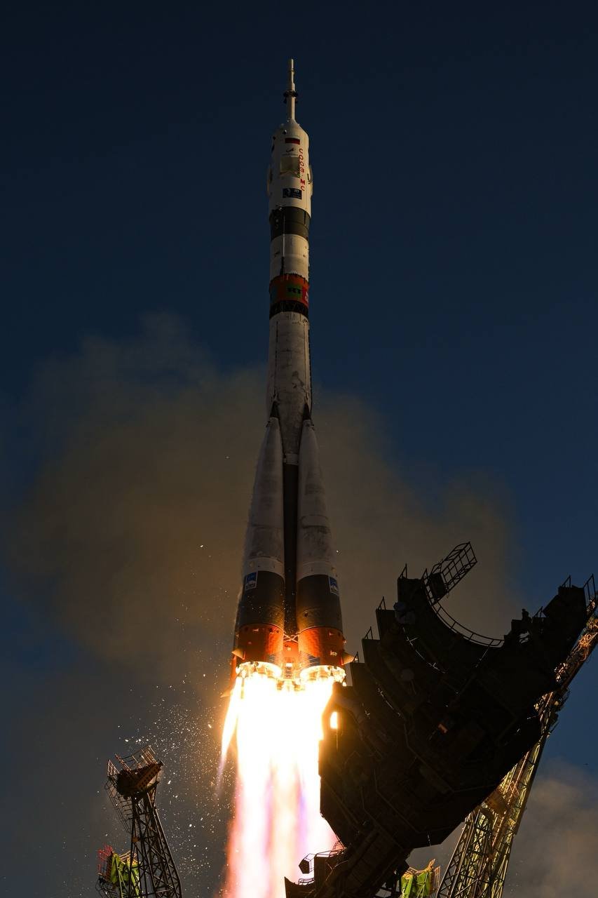 Roscosmos lança Soyuz MS-29 desde Baikonur