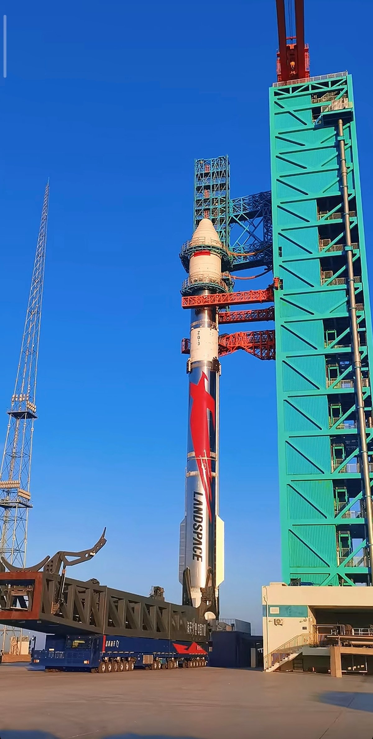 LandSpace vai tentar recuperar primeiro estágio do Zhuque-3