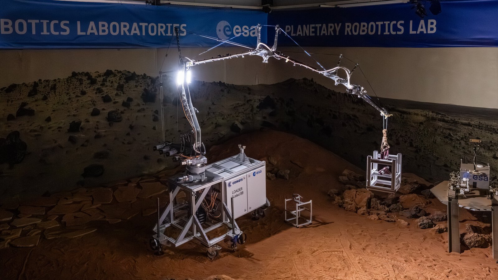 Guindaste lunar aliviará a carga dos módulos de aterragem lunares